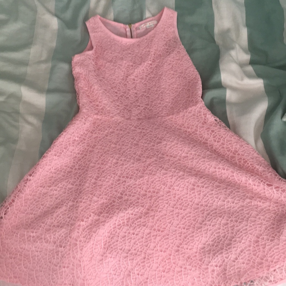 A pink dress